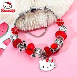 Hello Kitty Girls Women’s Charm Bracelet